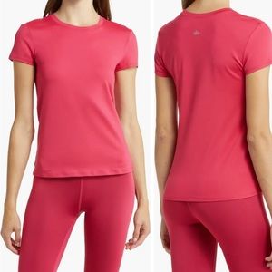 NWT Alo Alosoft Finesse Tee Shirt - Lipstick Red